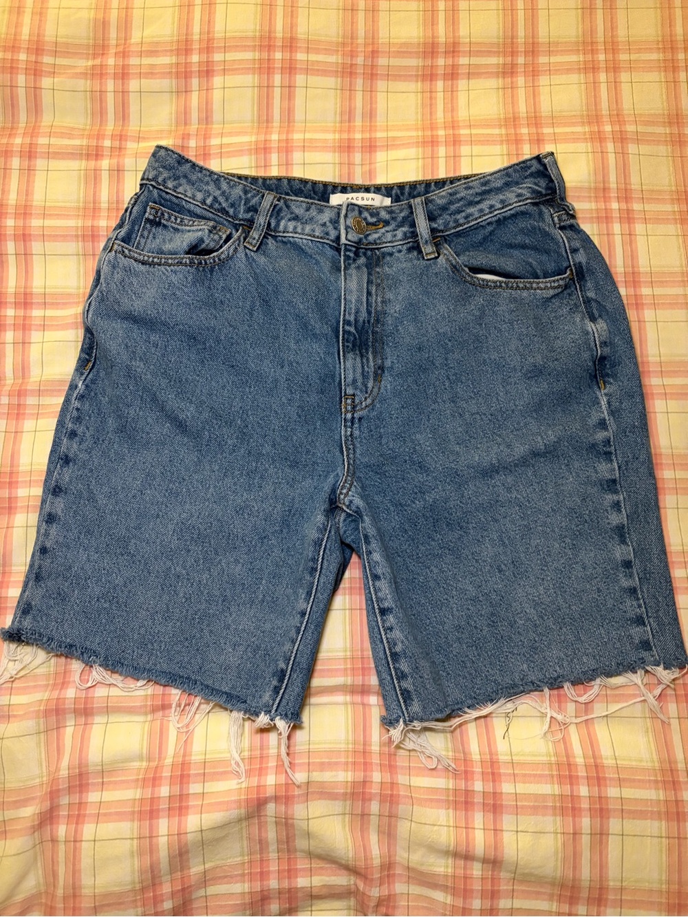 Pacsun DIY Raw Hem Mom Short Jorts